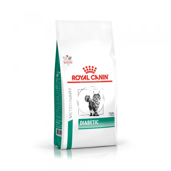 Ração Seca Royal Canin Veterinary Diet Diabetic para Gatos Adultos com Diabetes - 1,5 Kg