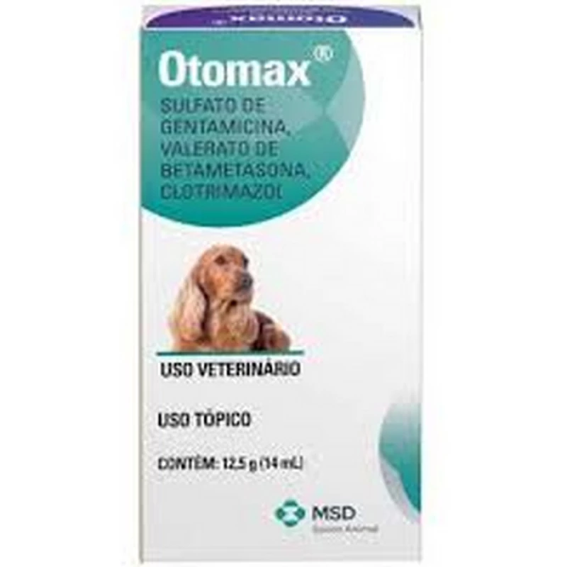 Otomax Solução Otológica para Cães 12,5g - 14ml