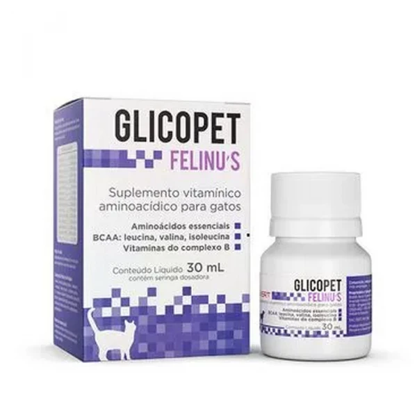 Suplemento Vitamínico Avert Glicopet Felinus para Gatos 30ML