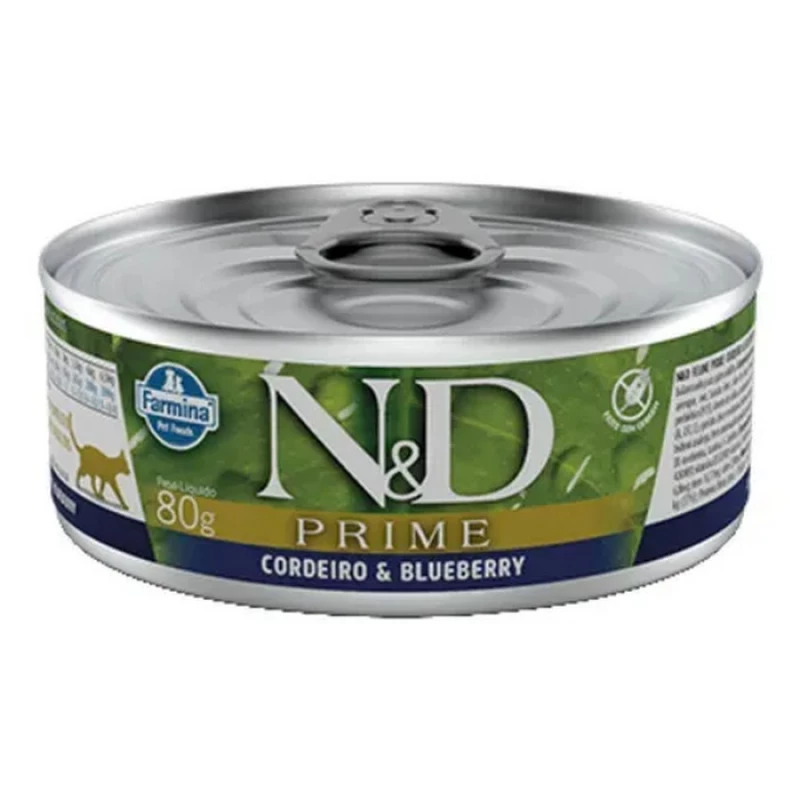Ração Úmida N&D Prime Cães Cordeiro e Blueberry 80G