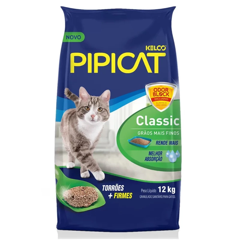 PIPICAT GRANULADO SANITARIO CLASSIC - 12KG