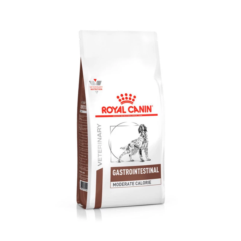 Ração Seca Royal Canin Veterinary Diet Gastrointestinal Moderate Calorie para Cães Adultos 2KG
